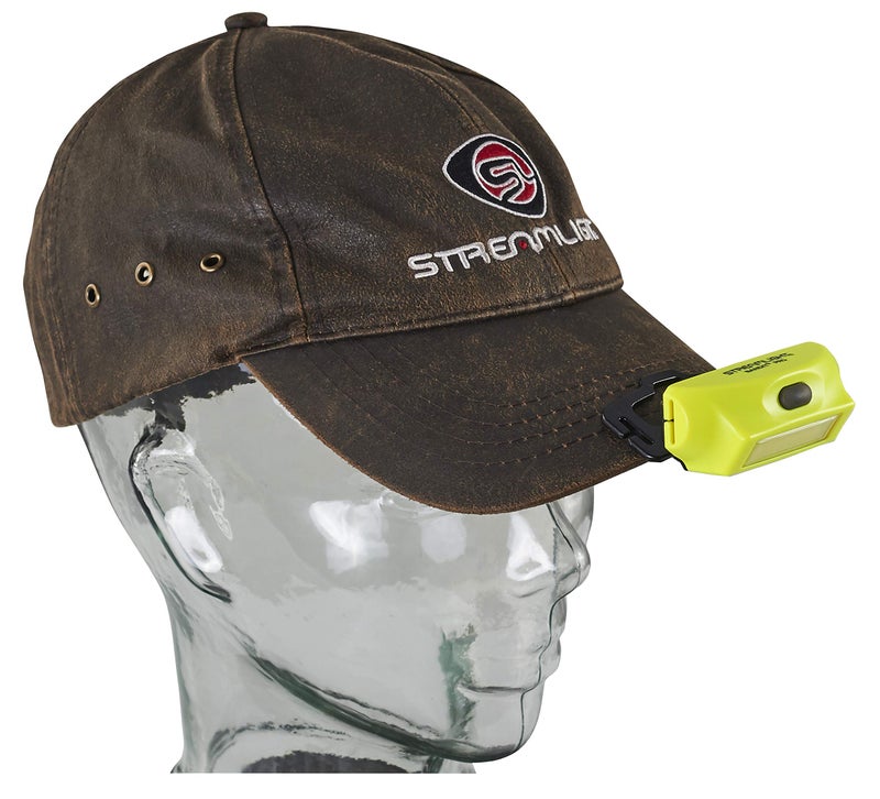 Streamlight 61710 Bandit Pro 180-Lumen USB Rechargeable LED Headlamp with Elastic Head Strap, Visor Clip, and USB Cable, Yellow - Image 1